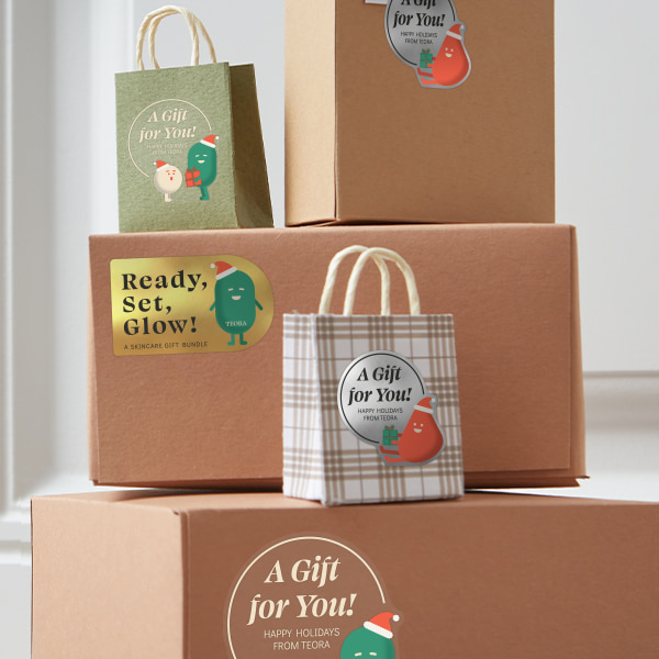 Give your product packaging a holiday overhaul with our variety of unique finishes