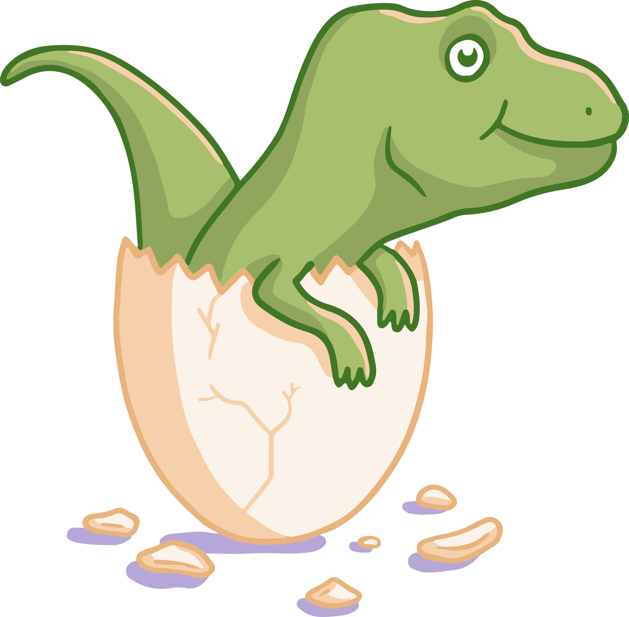 Hatching T-Rex Dinosaur