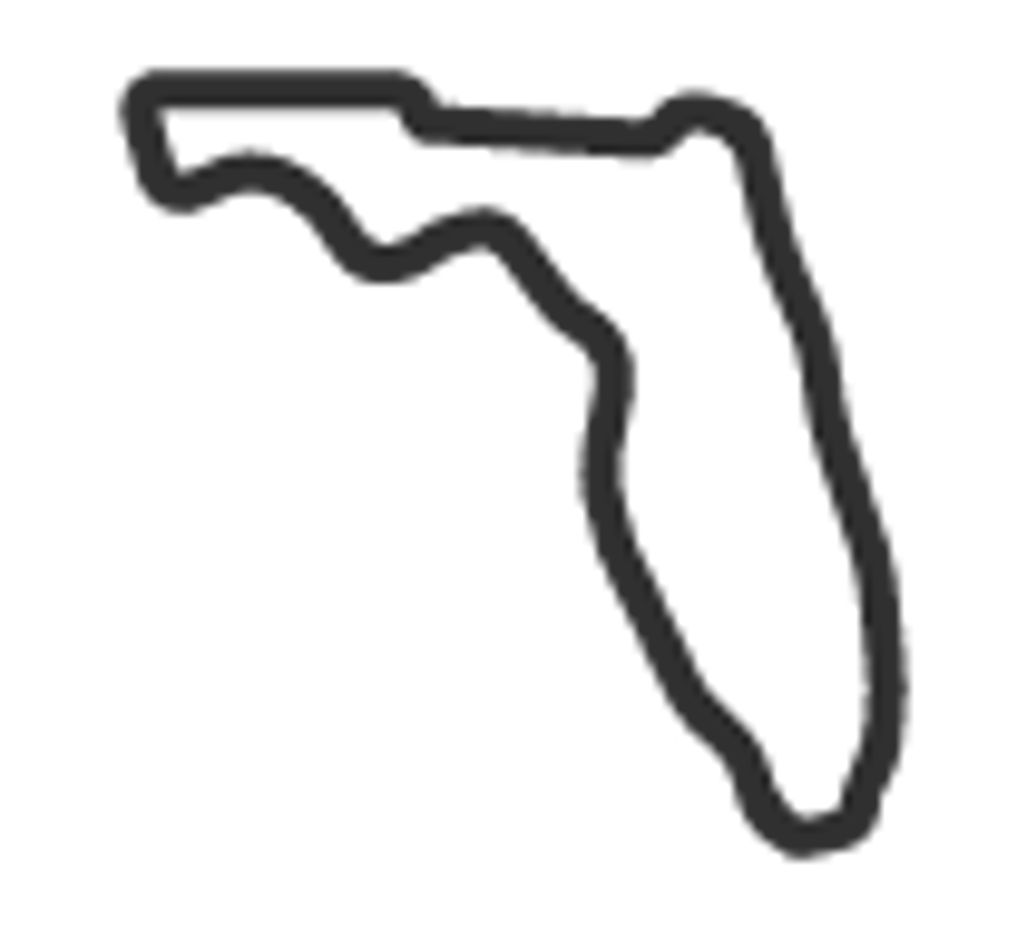 USA Florida State Template 