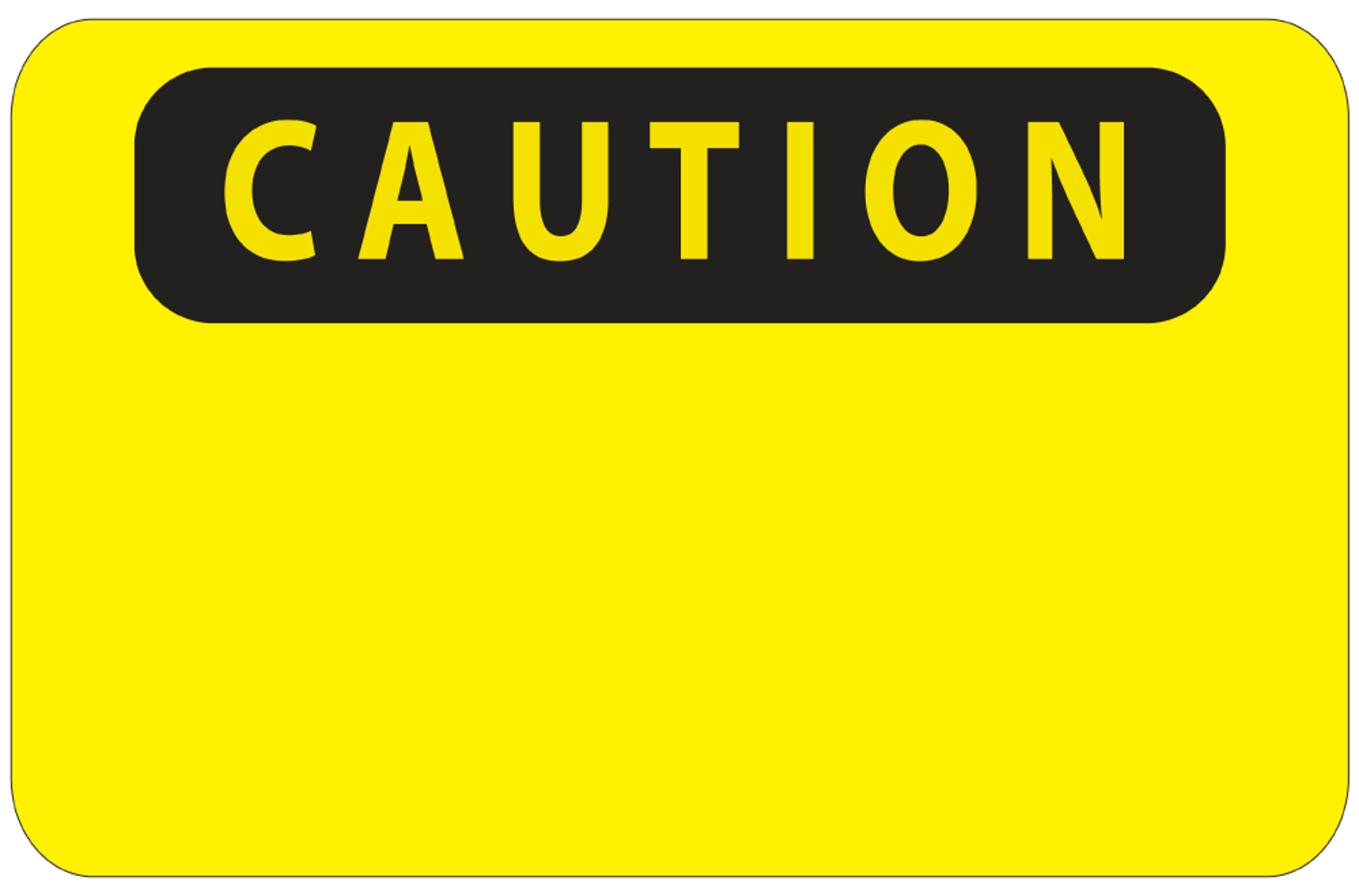 Caution Sign