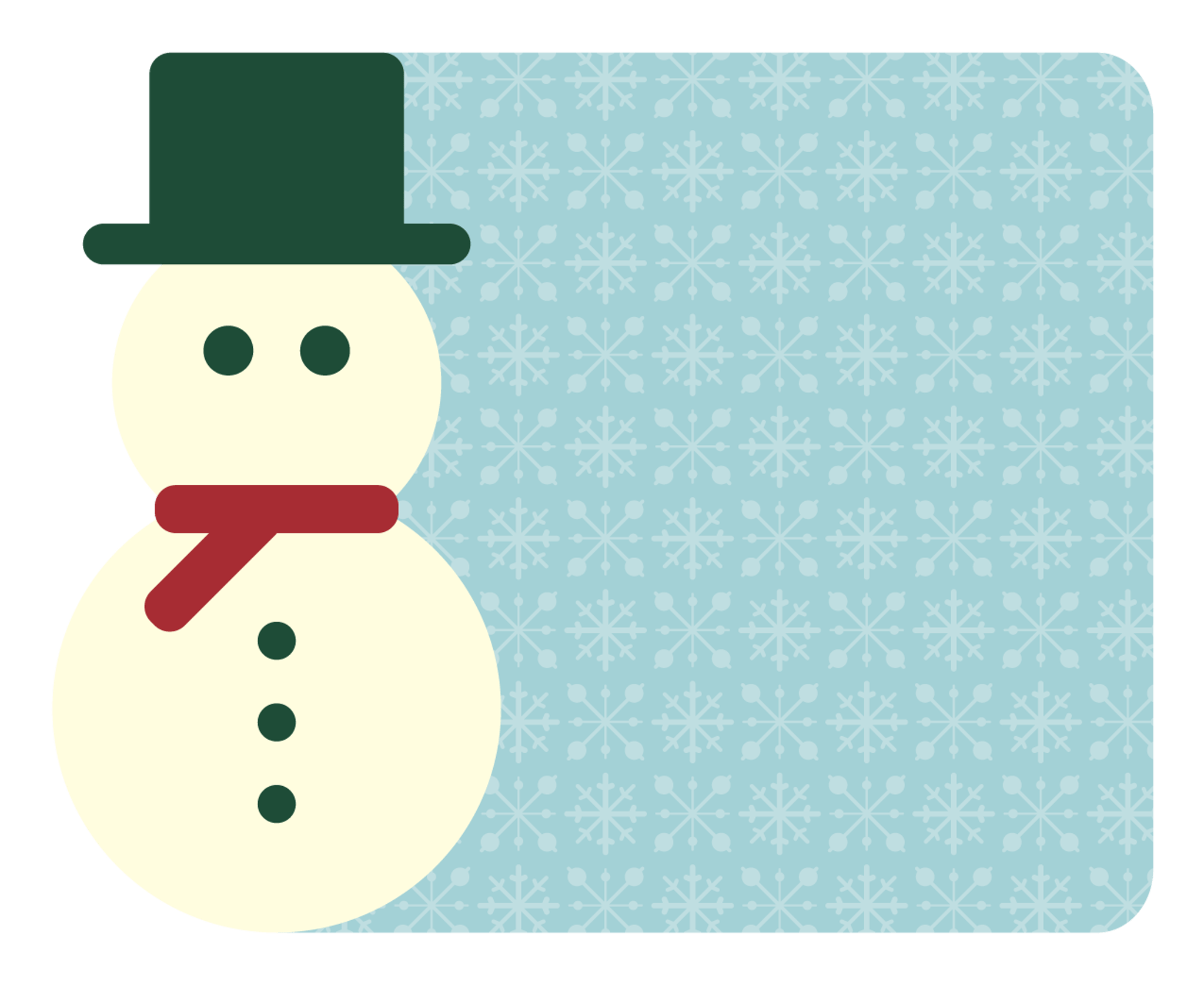 Snowman Snowflake Patterns