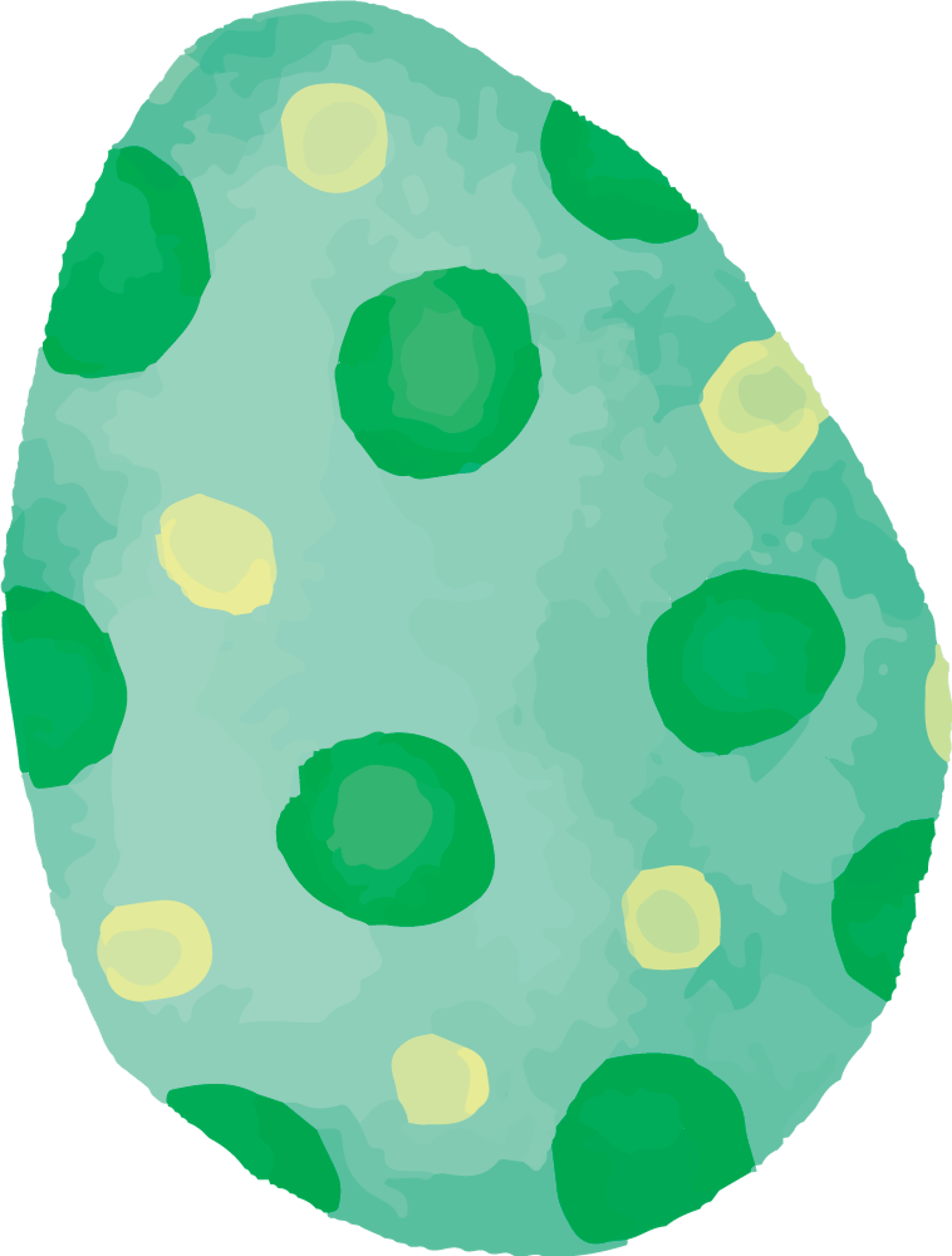 Green Easter Egg