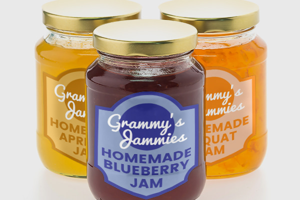 Add some branding to your homemade canned goods with labels