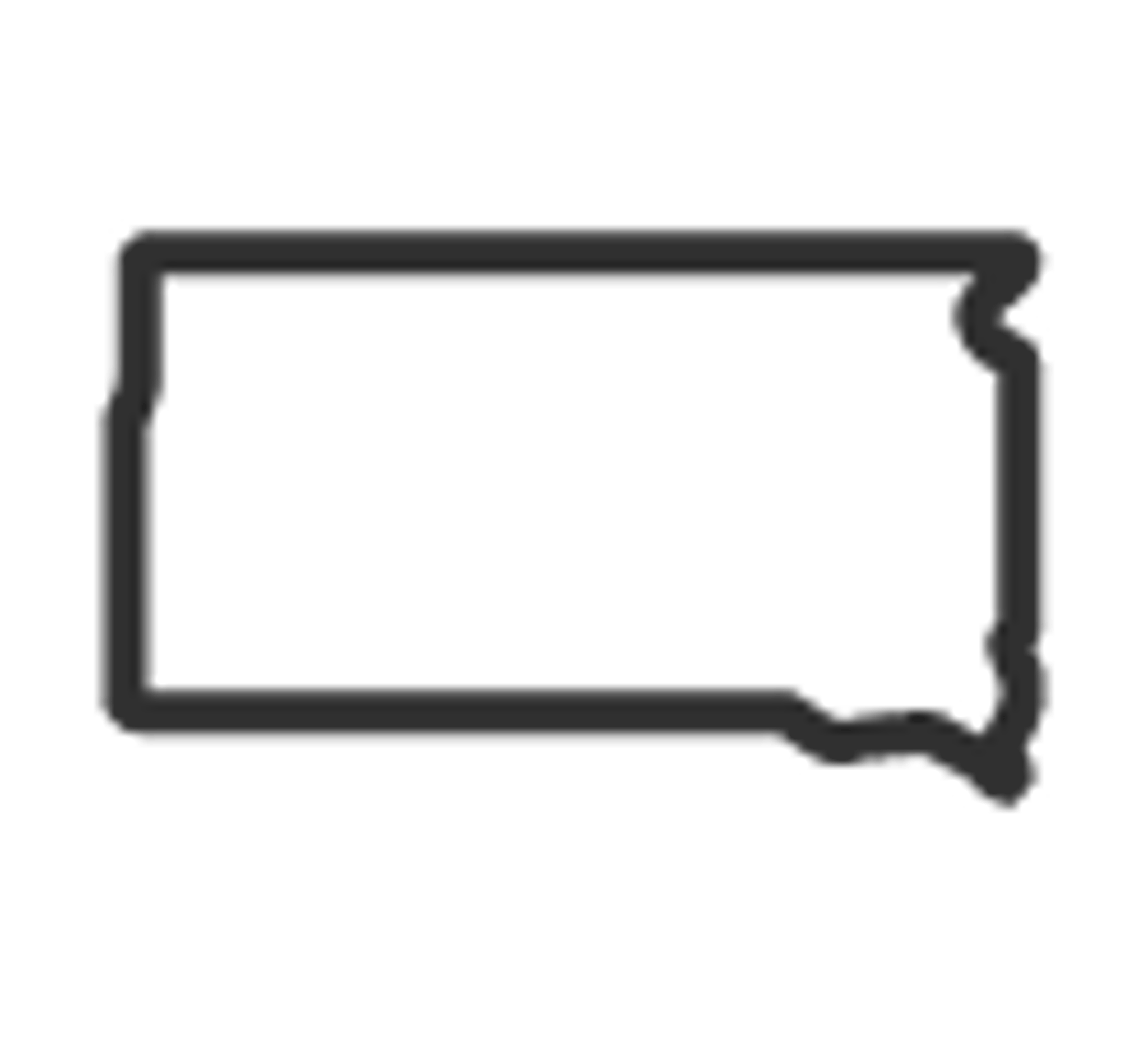 USA South Dakota State Template