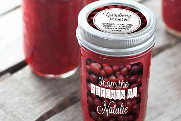custom jar label custom labels, jar label, Bernardin label