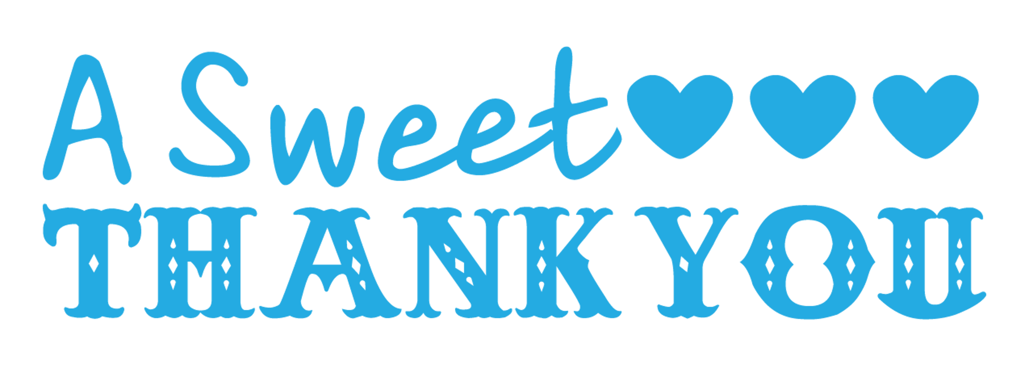 A Sweet Thank You