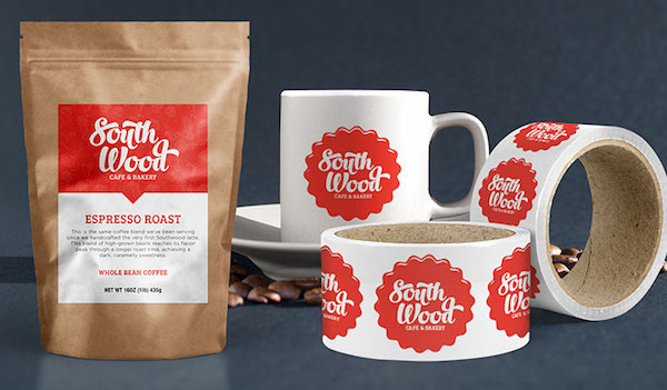 Packaging roll labels