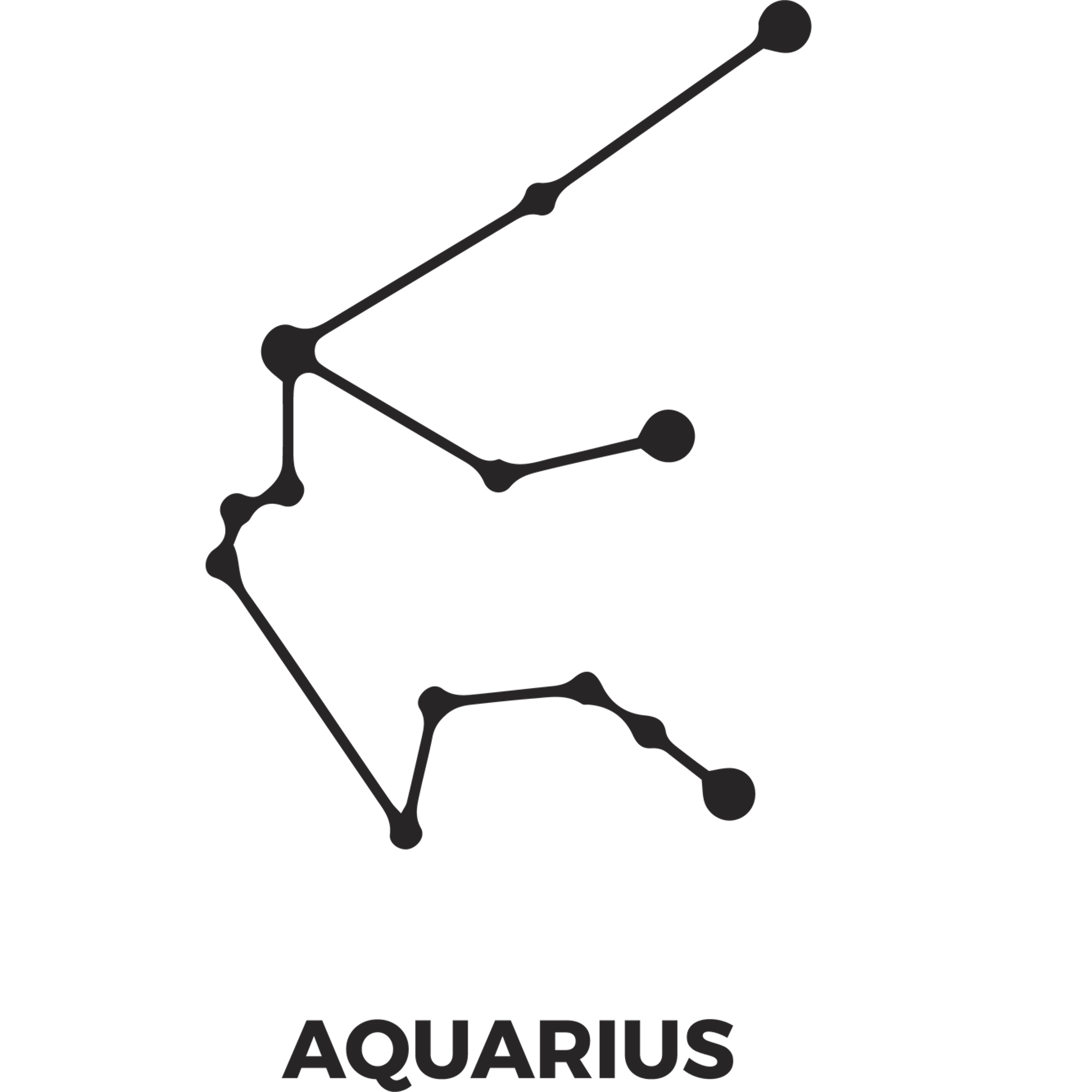 Zodiac Stars Aquarius