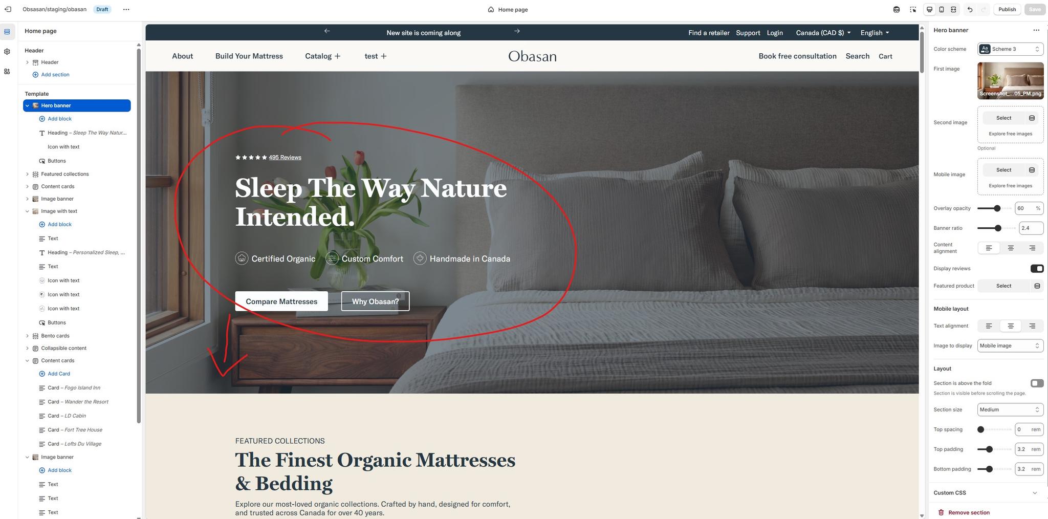 Image with Text Eyebrow Heading