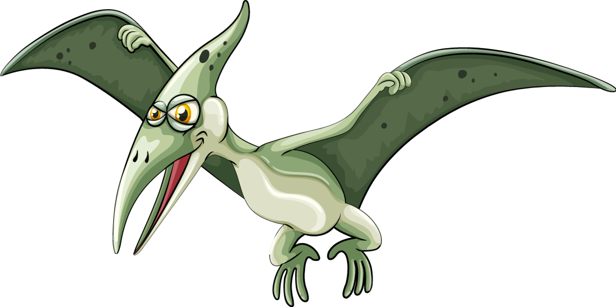 Pterodactyl Green Dinosaur