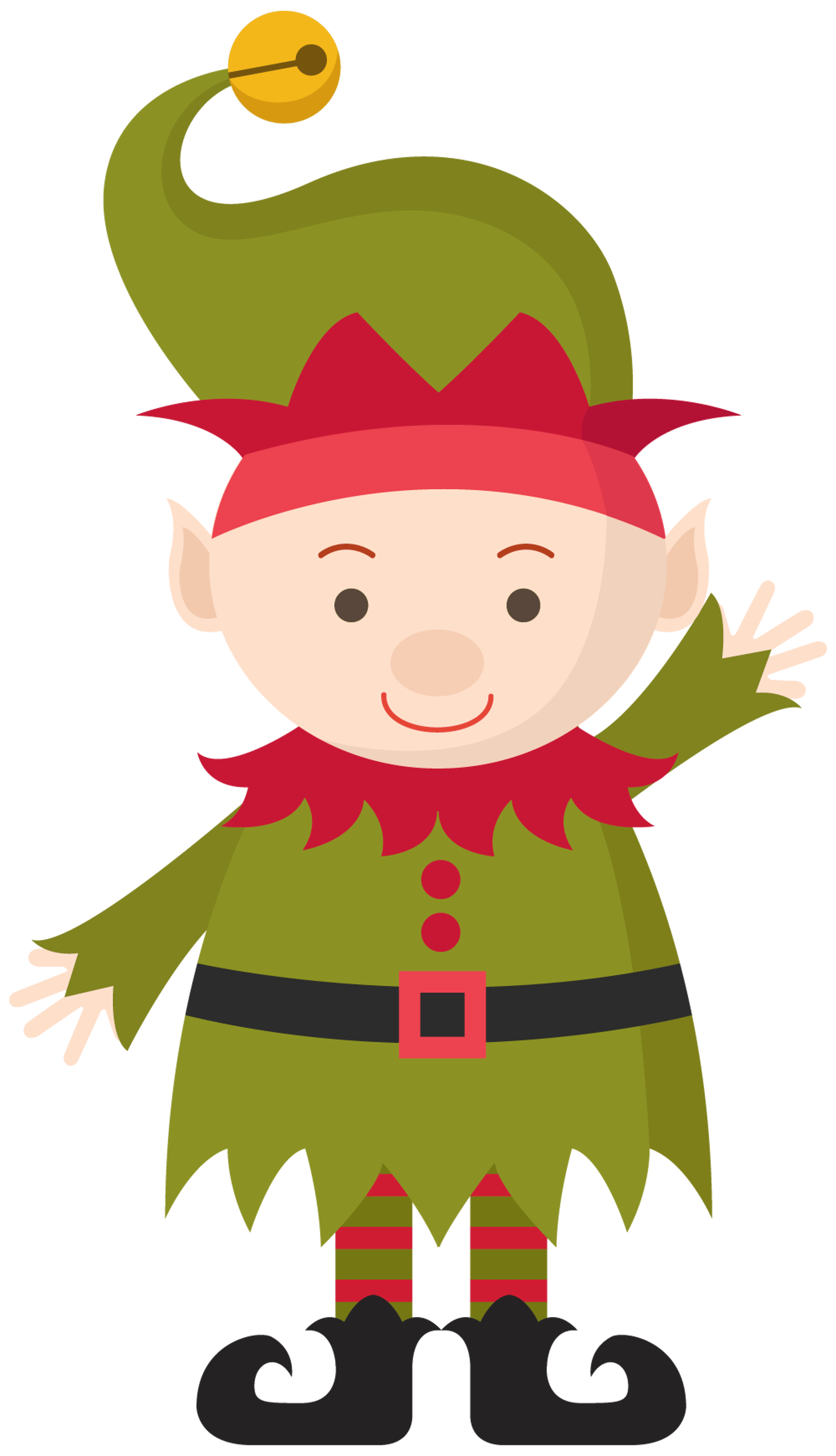 Waving Christmas Elf