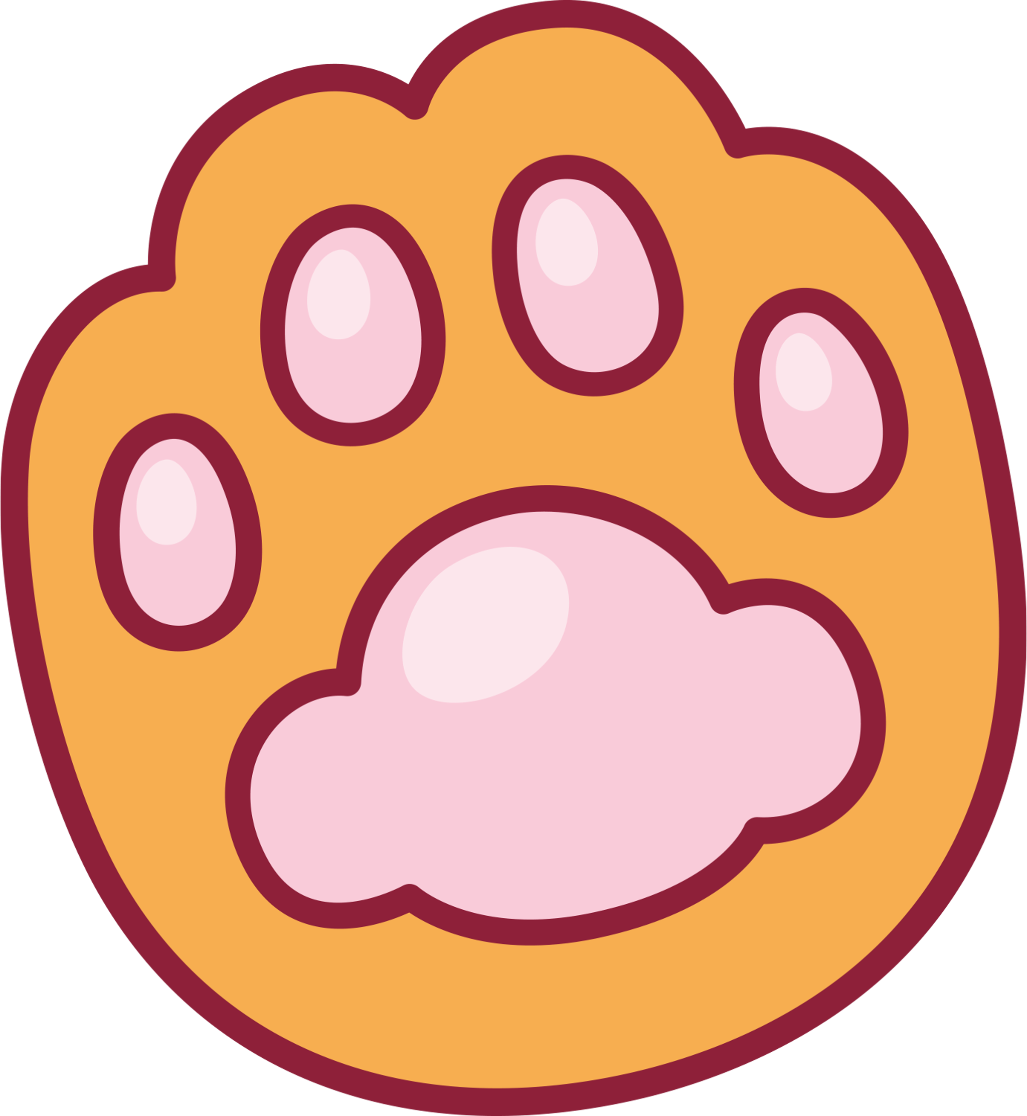 Orange Paw