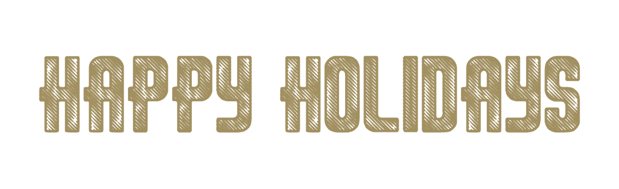 Gold Christmas Banner