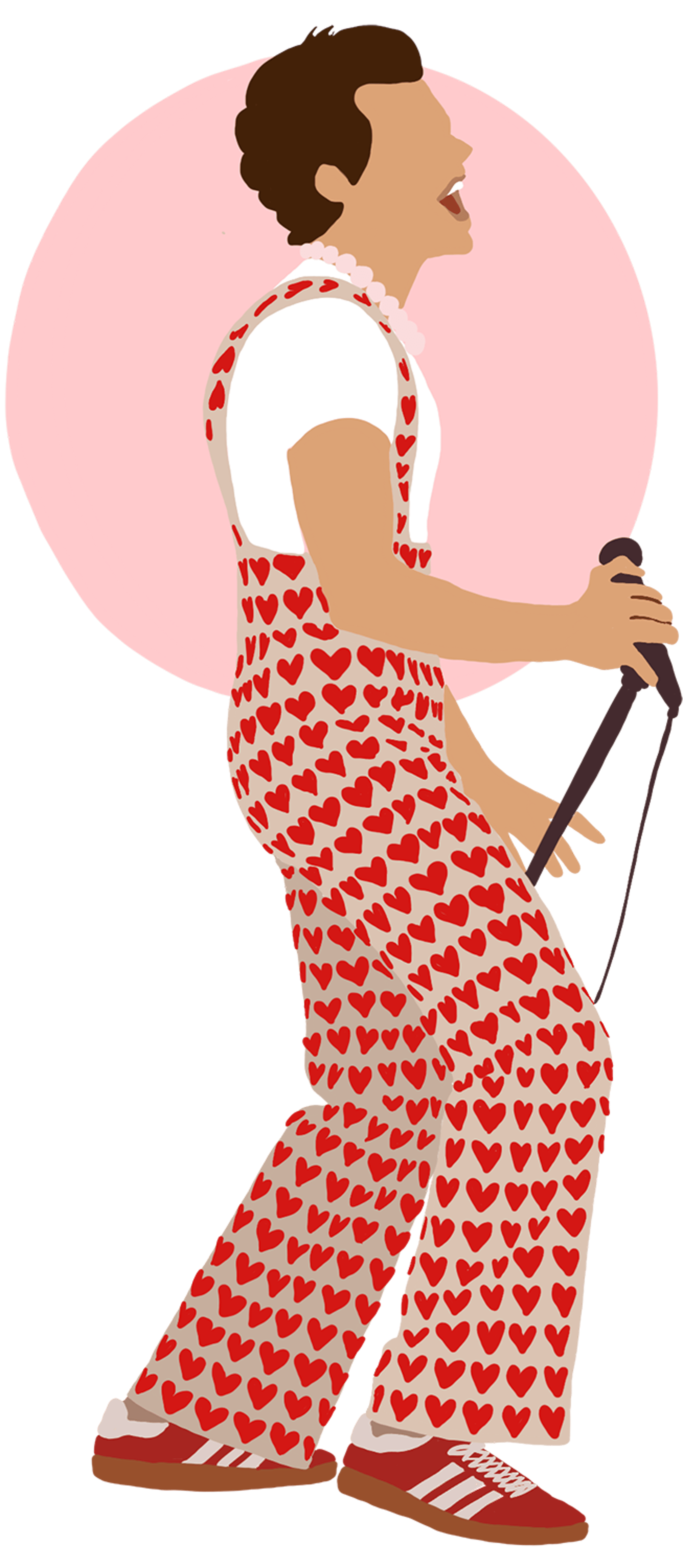 Harry Styles Heart Overalls