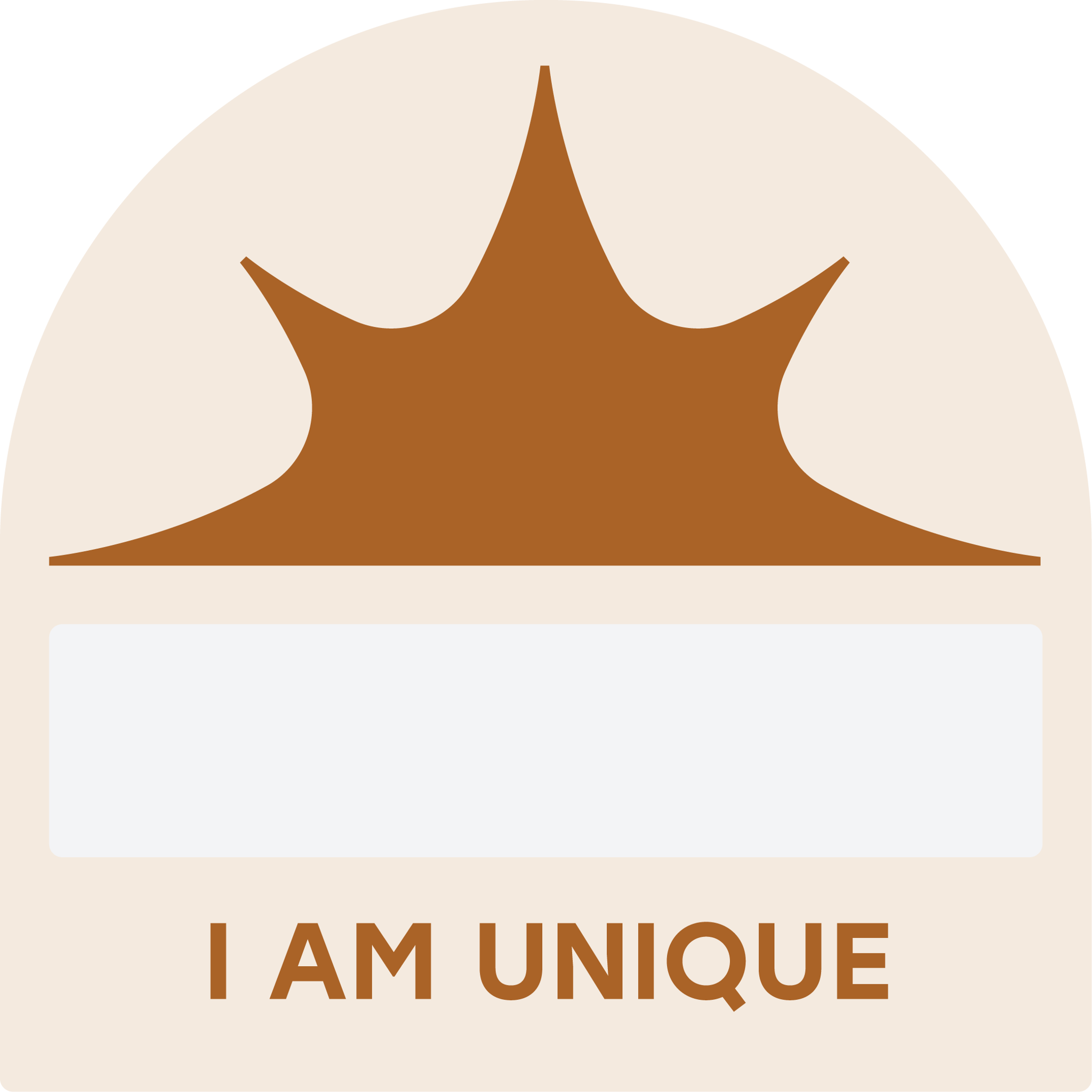 I Am Unique Label