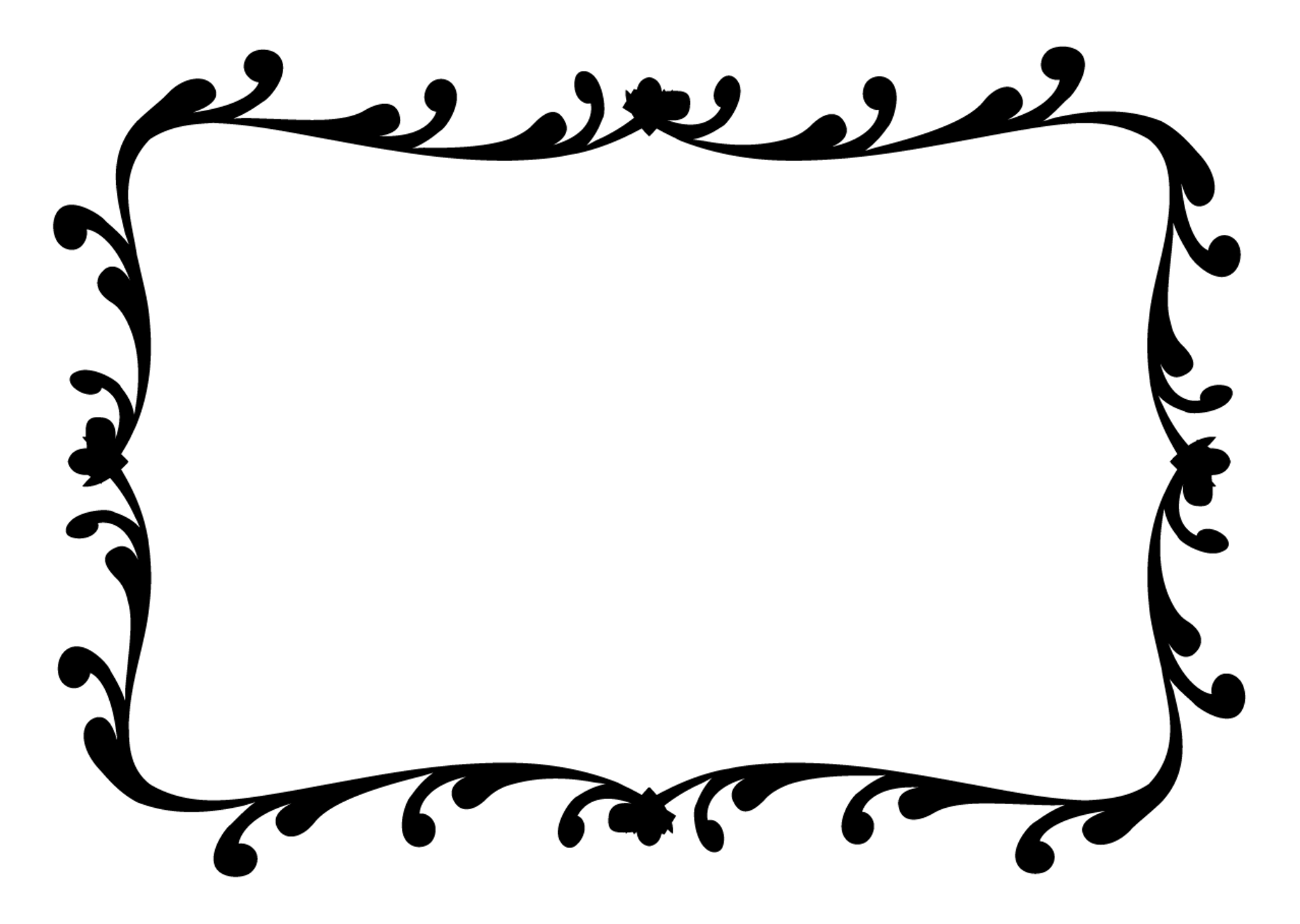 Floral Fancy Border