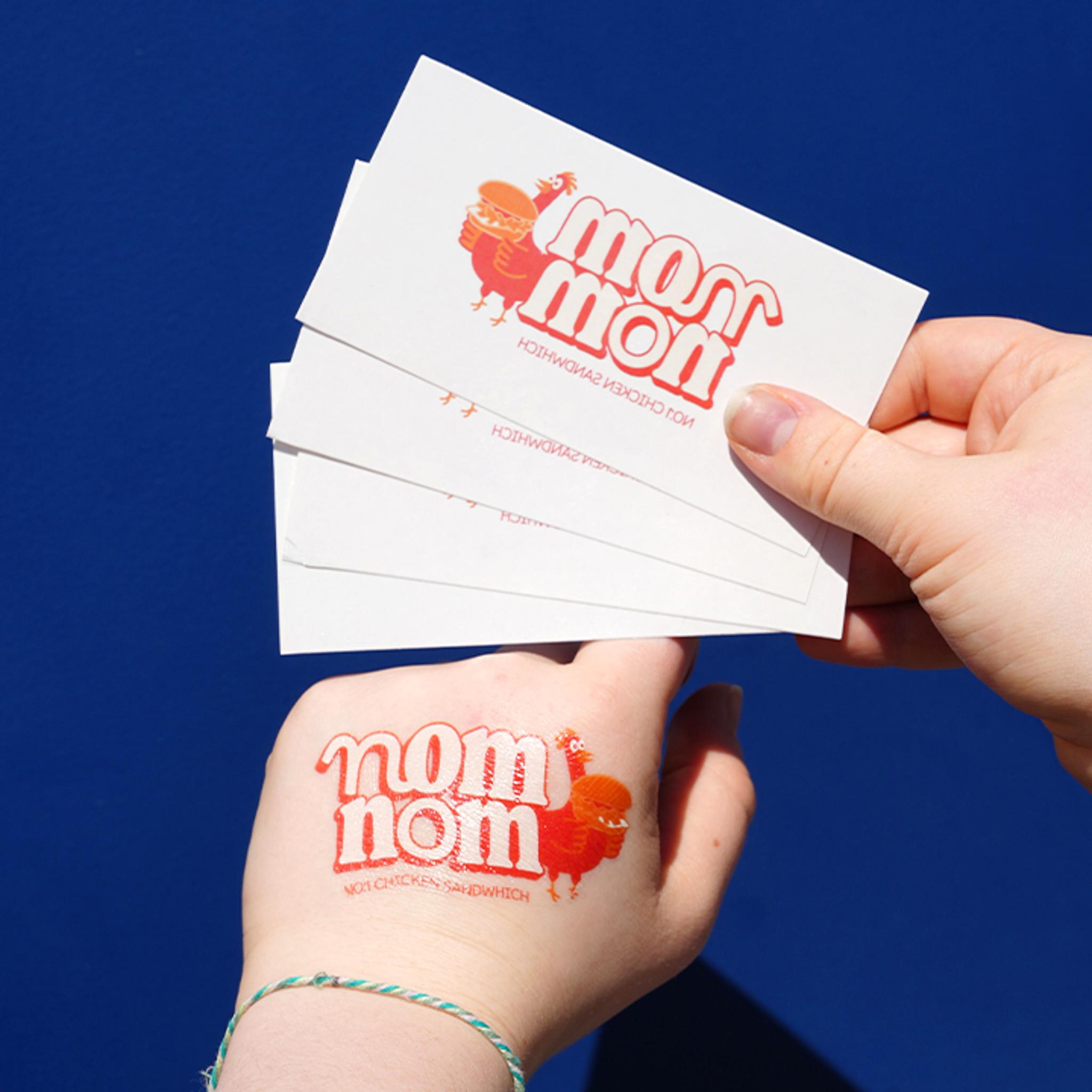 Custom Temporary Tattoo Singles