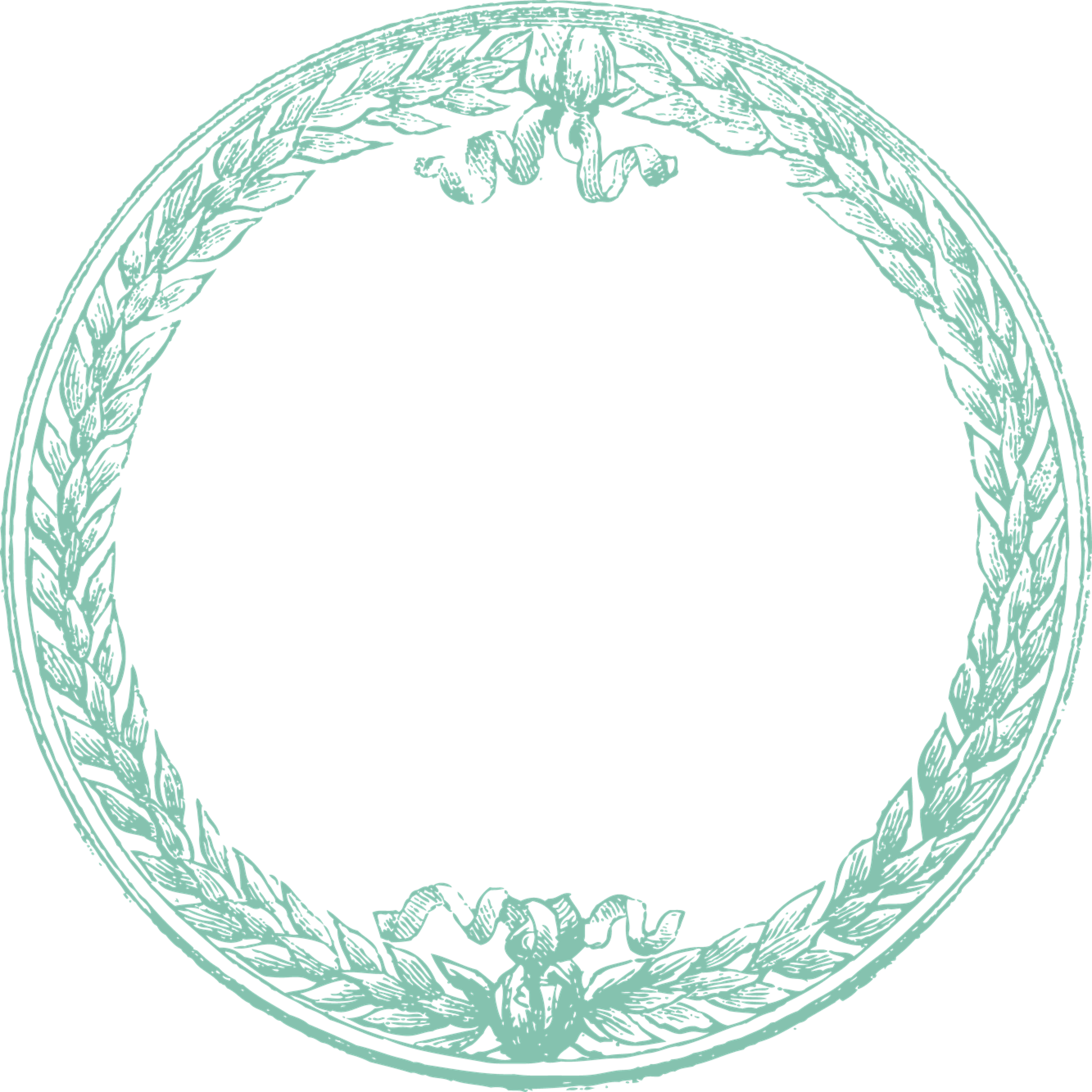 Stamped Wreath Frame