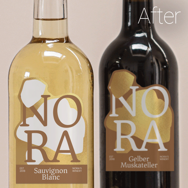 Try our gold foil roll labels in quantities as low as 250