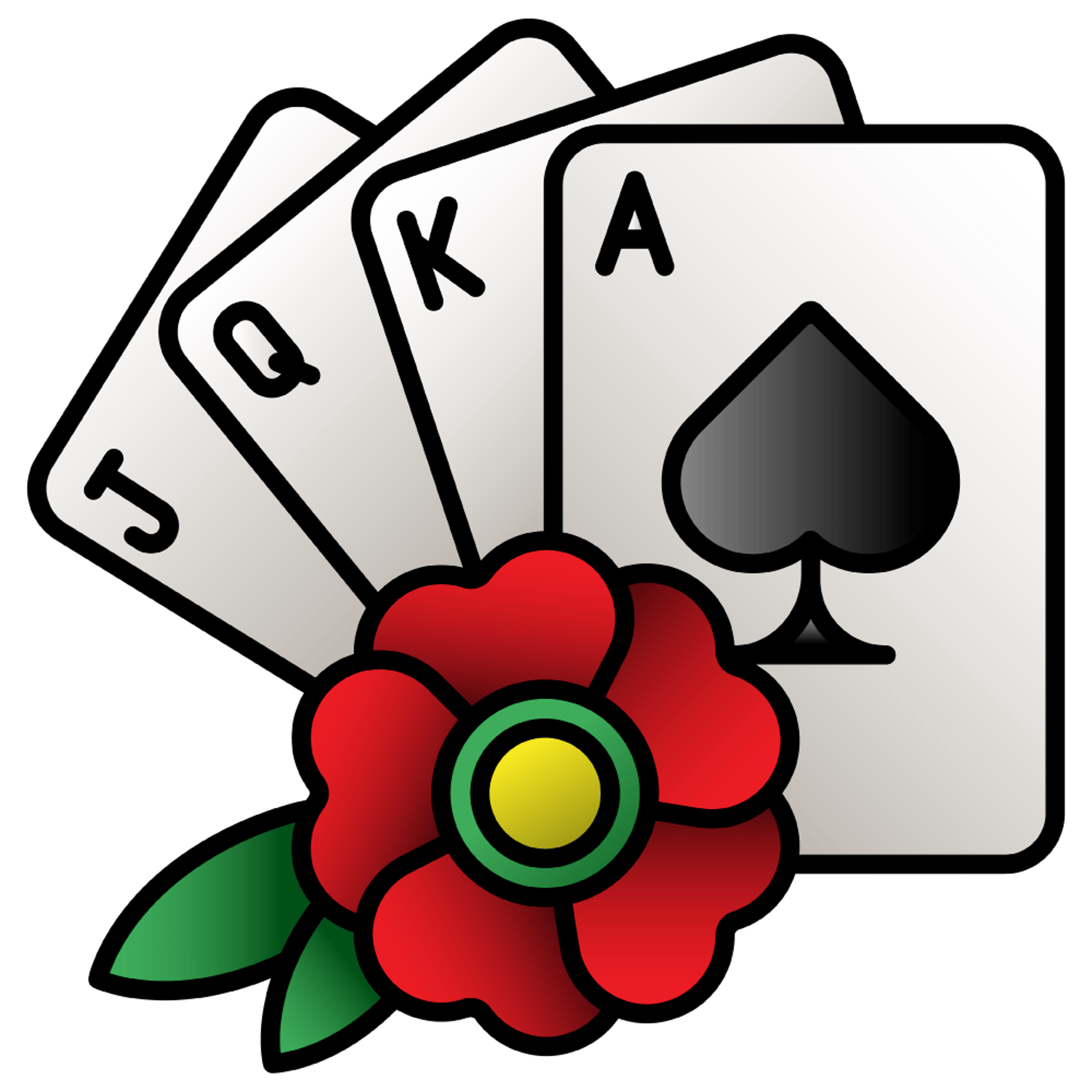 Flower and Cards