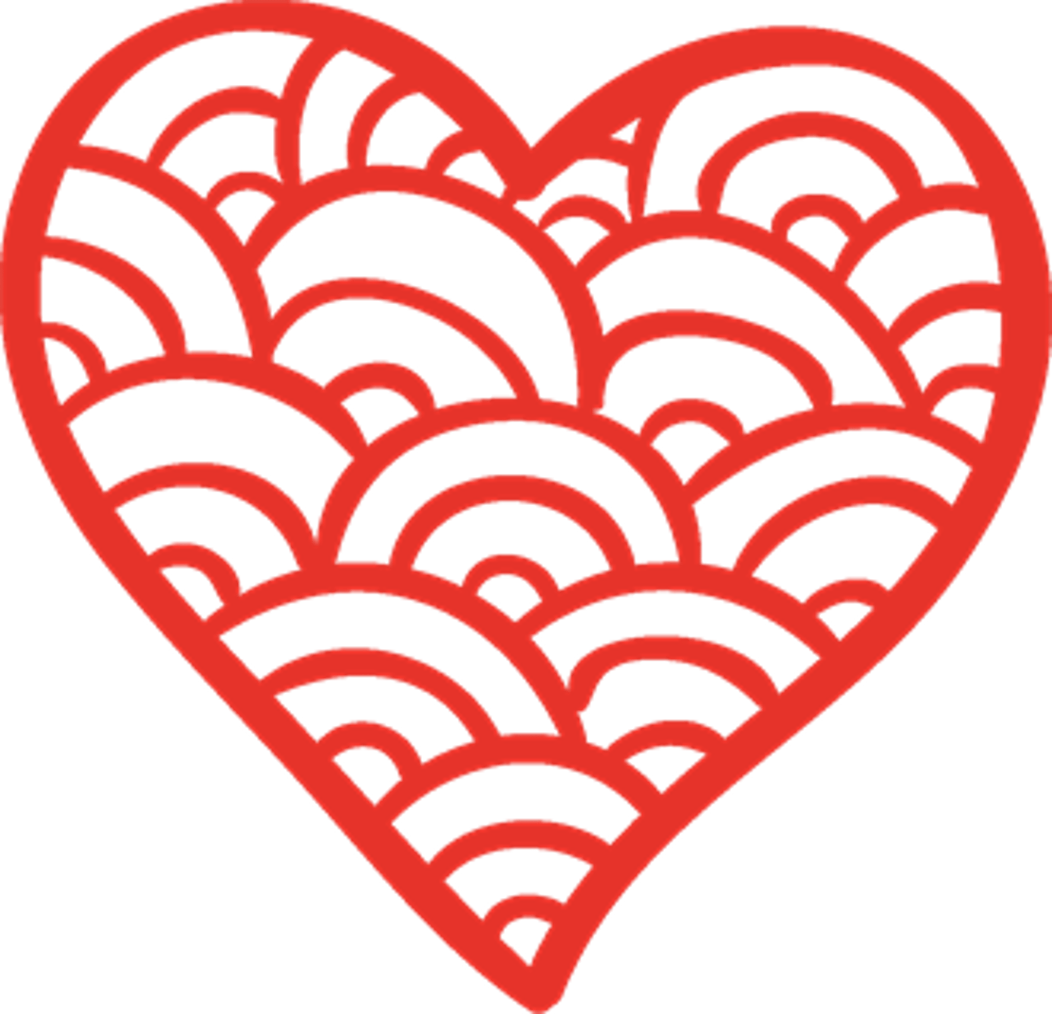 Heart red