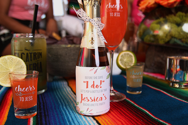 Bachelorette custom labels and stickers