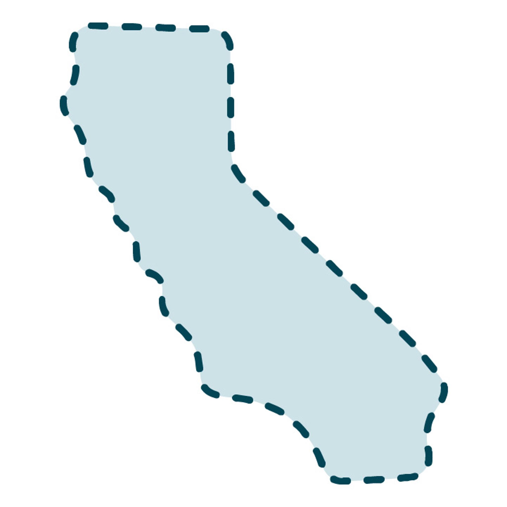 USA California State Template