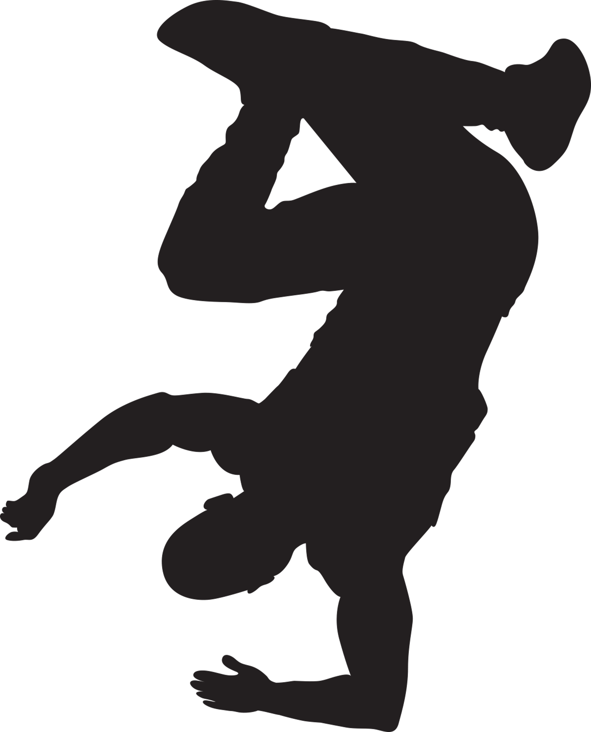 Break Dancer Silhouette 2