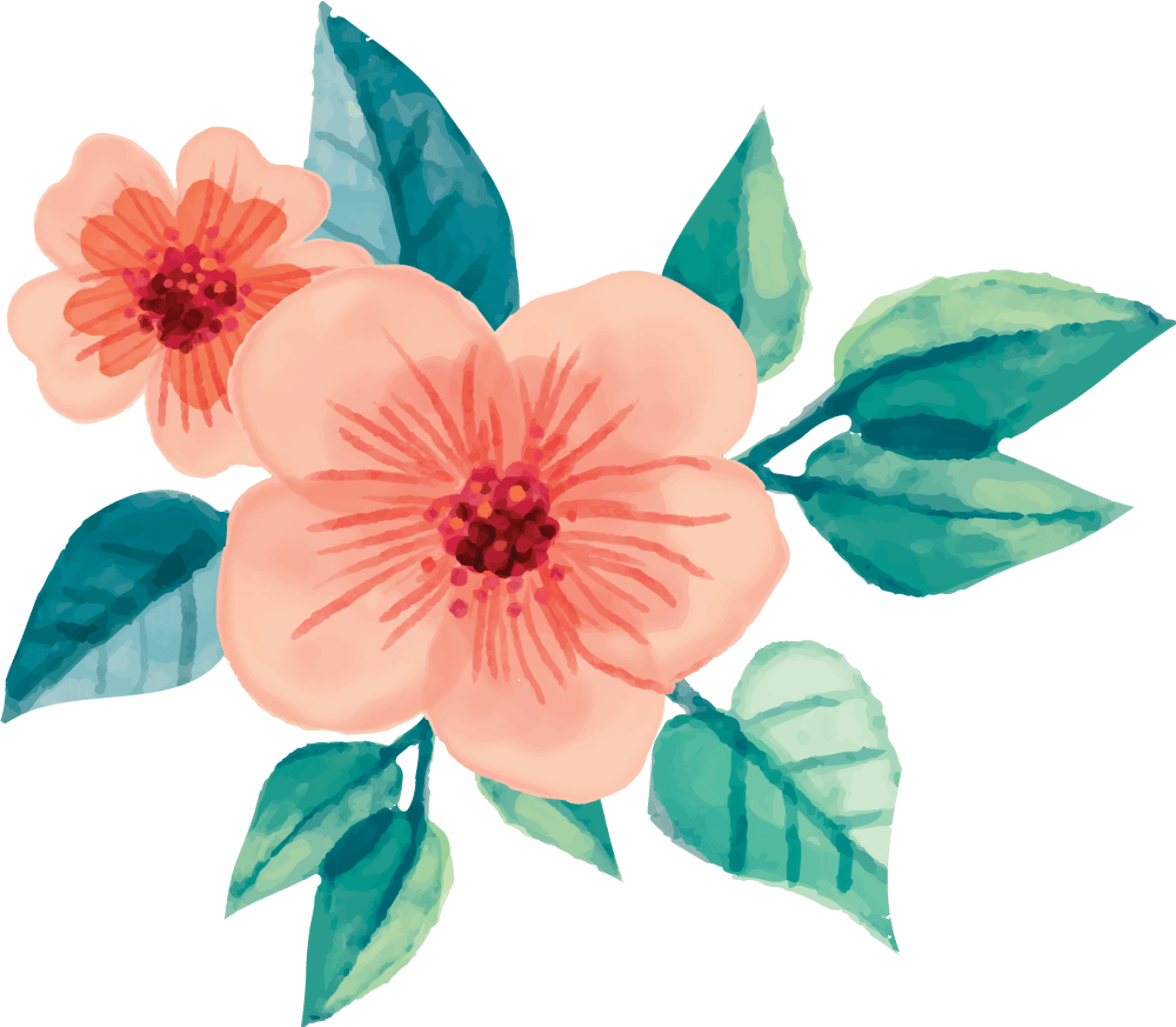 Watercolor Flower Icon