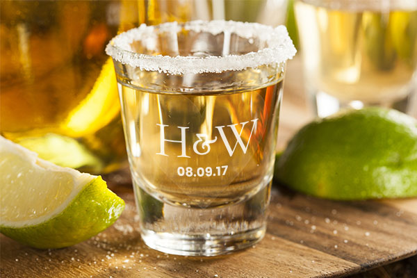 StickerYou Clear Stickers Custom Shot Glasses