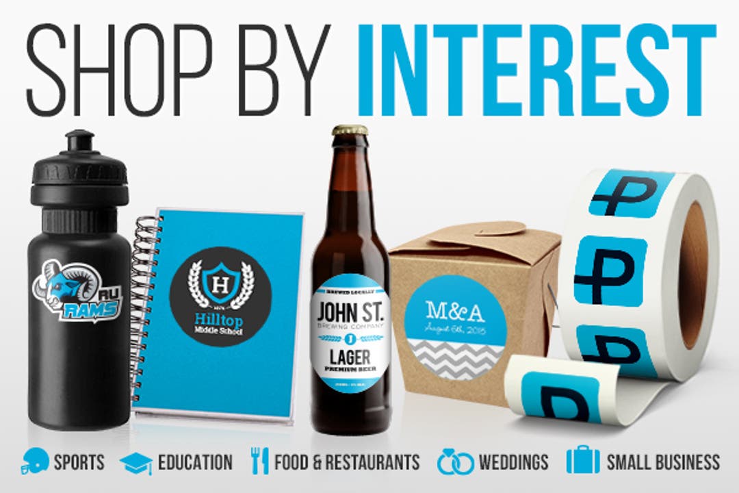 Shop By Interest at StickerYou!