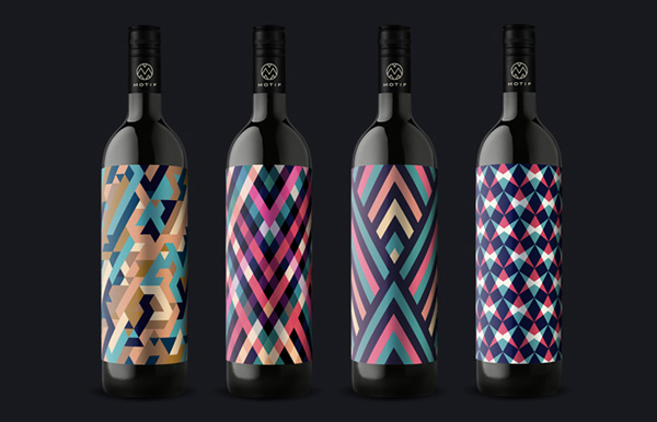 Beautiful Pattern Custom Label Design Art