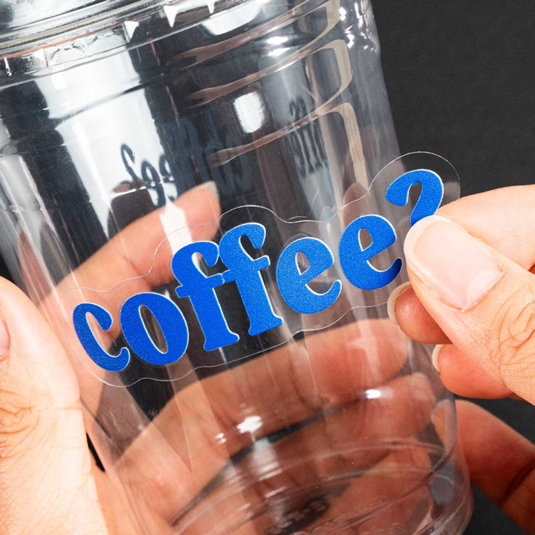 Crystal Clear Kiss-Cut Stickers