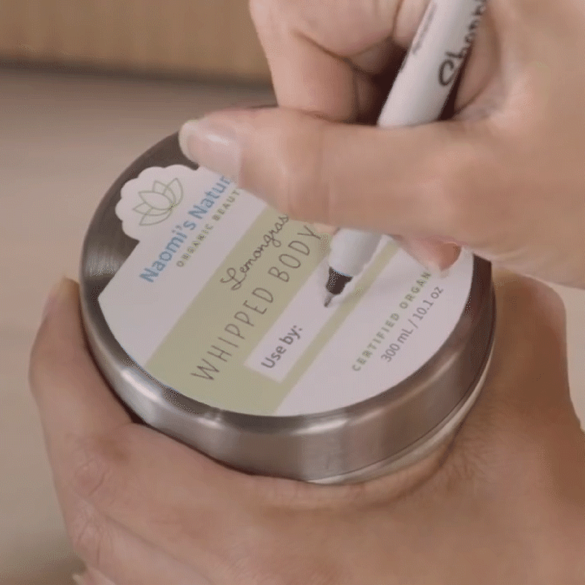 Custom Writable Roll Labels