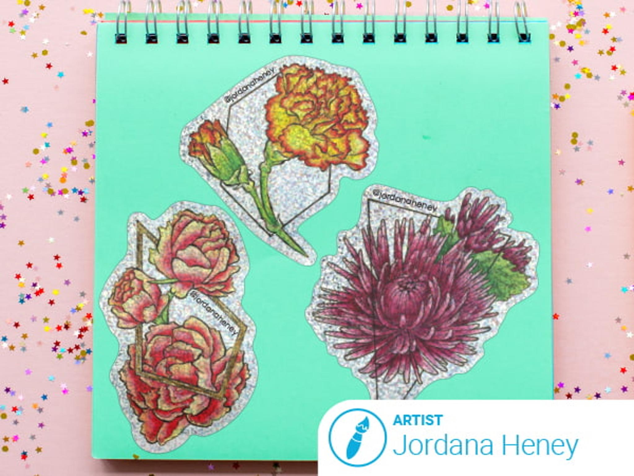Glitter Stickers