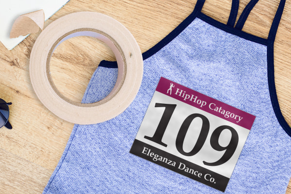 Peel off stickers with the help of masking tape.