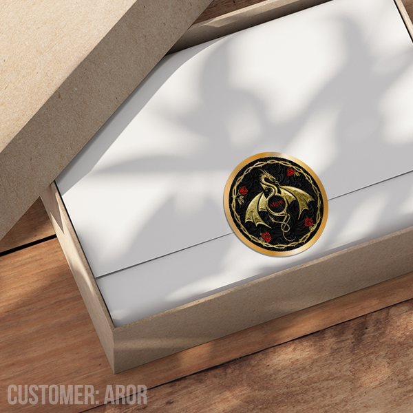 Get the gold rush with gold foil labels