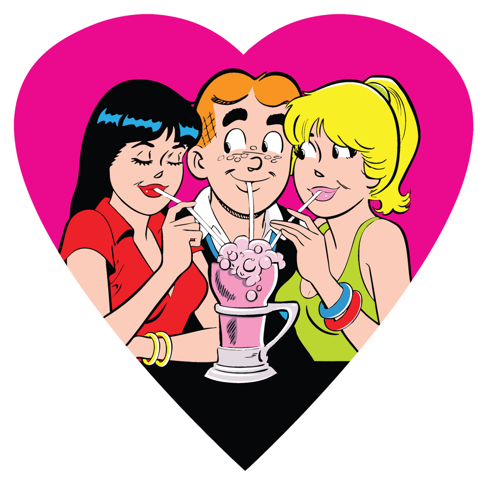 Archie Milkshake Love Heart