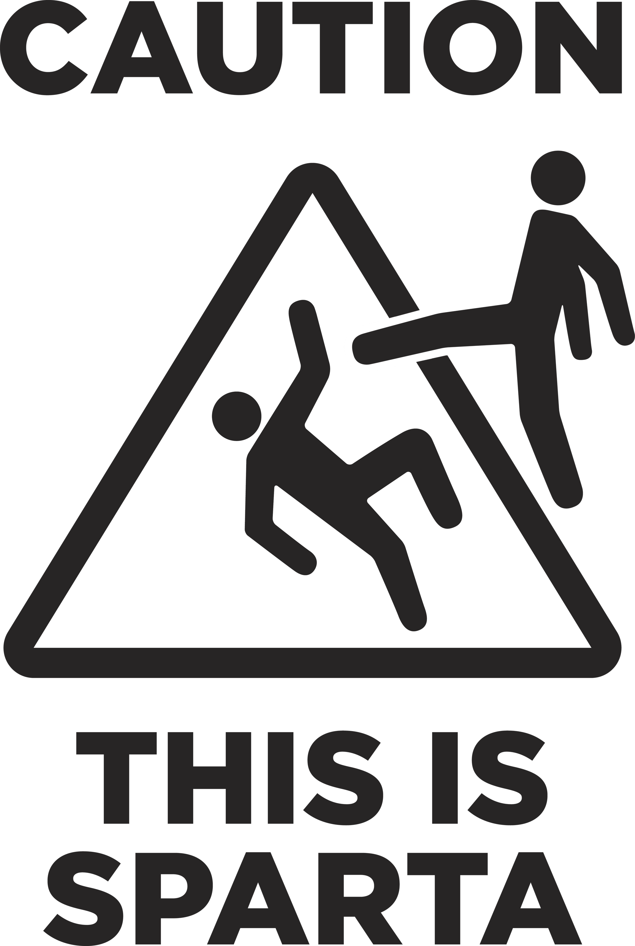 Funny Caution This Is Sparta