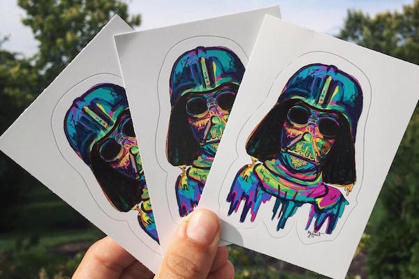 Kiss-cut Star Wars stickers