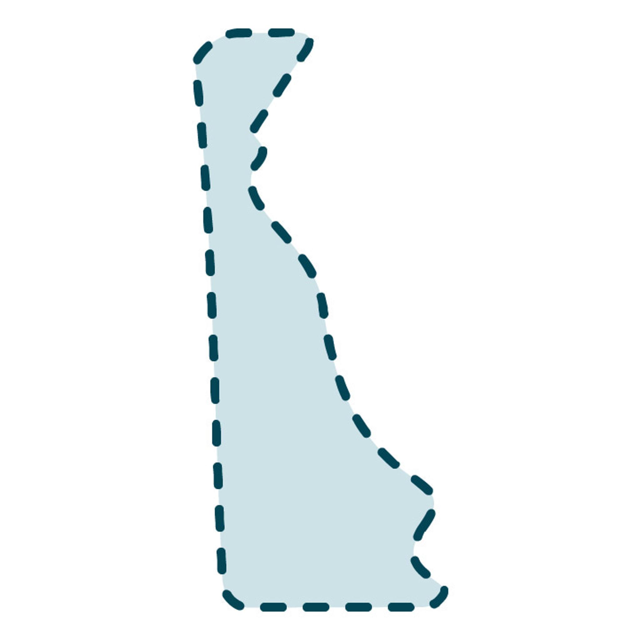 USA Delaware State Template