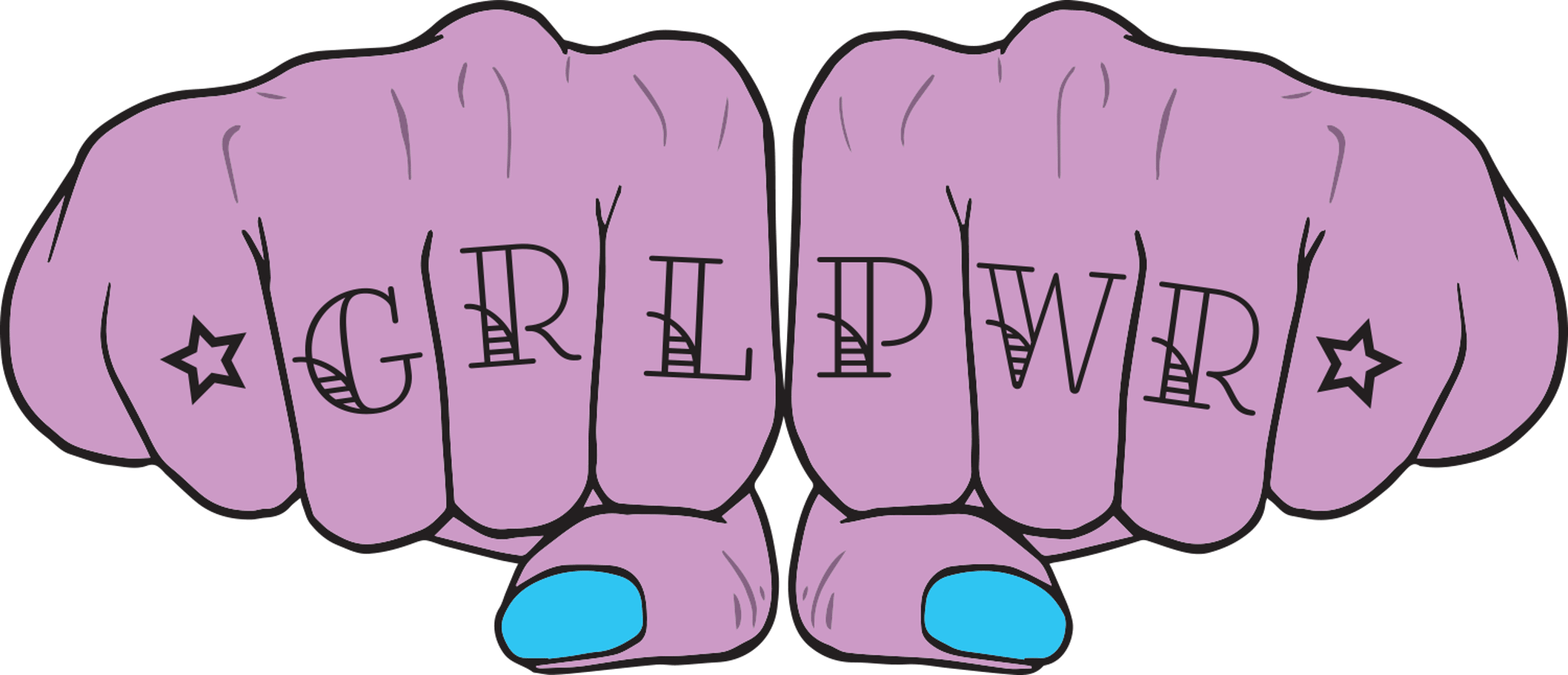 GRL PWR Fists