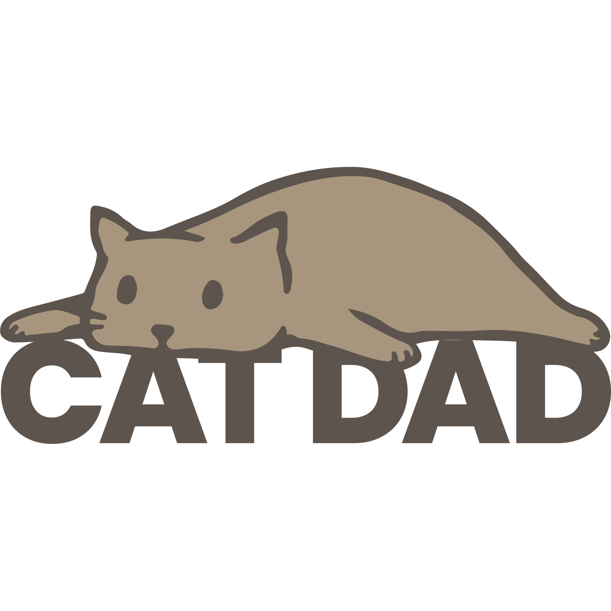Brown Cat Dad