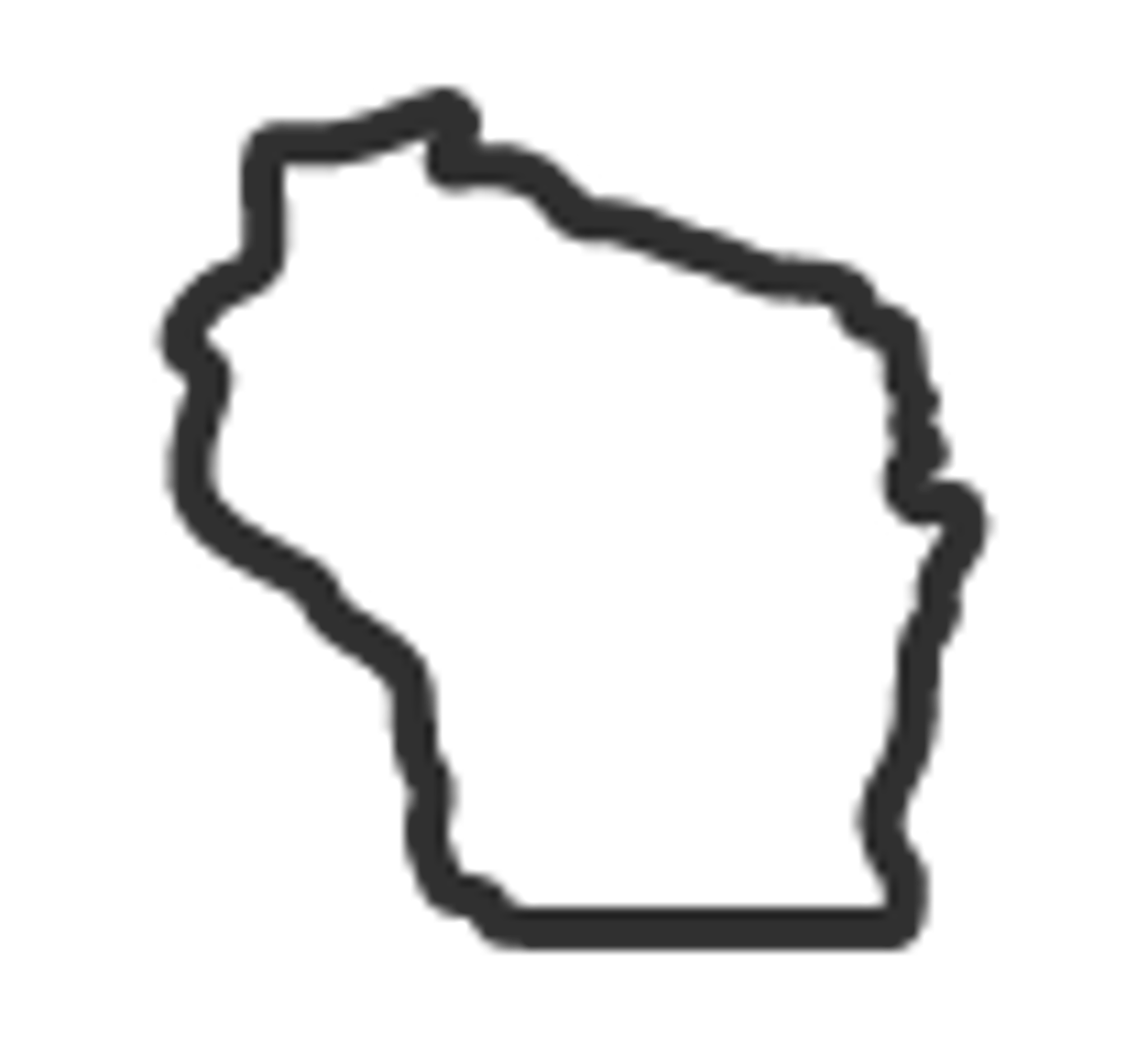 USA Wisconsin State Template