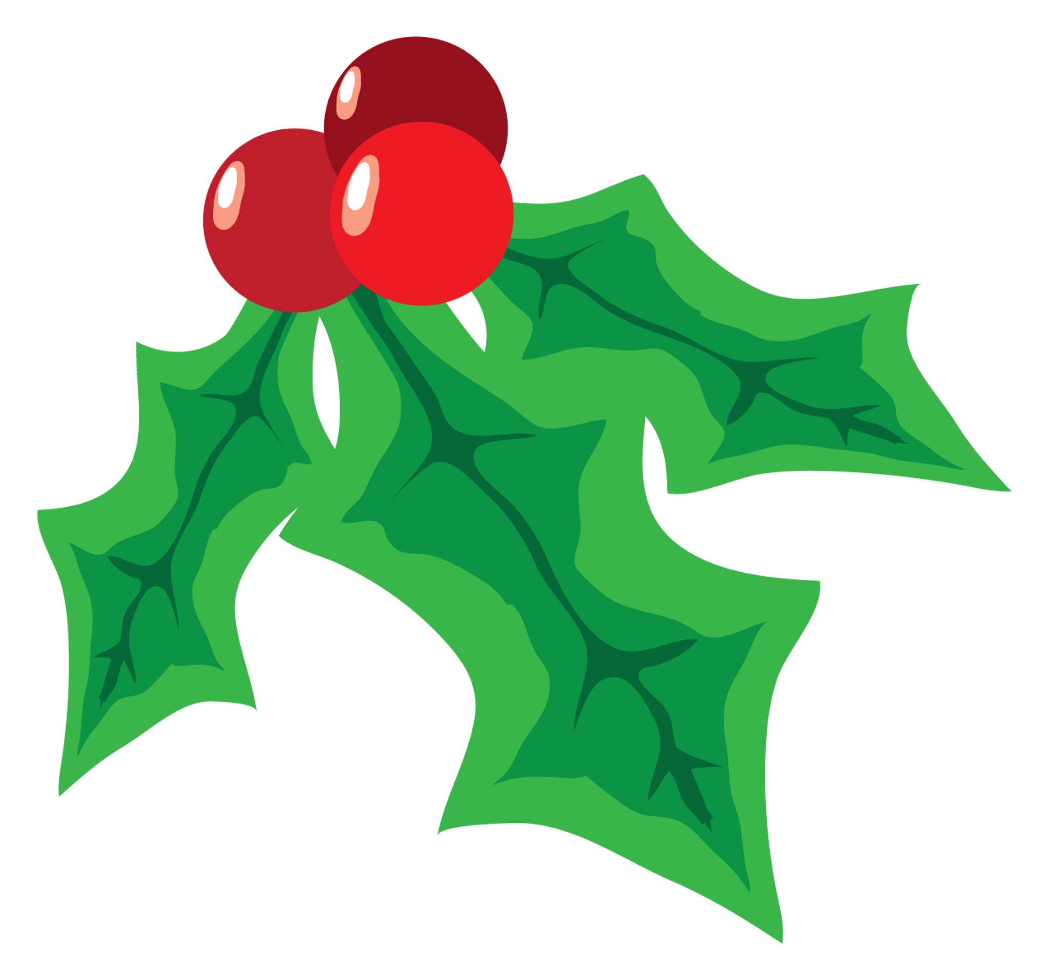 Christmas Holly Leaves