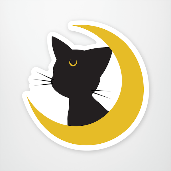"Luna" Sticker