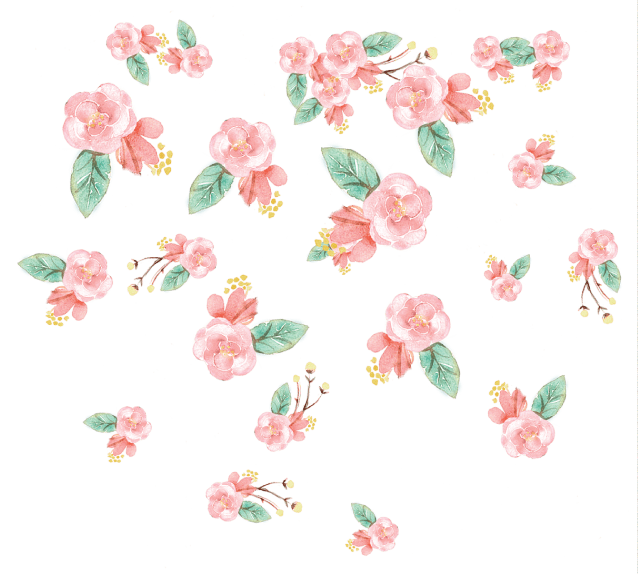 Scattered Flower Pattern