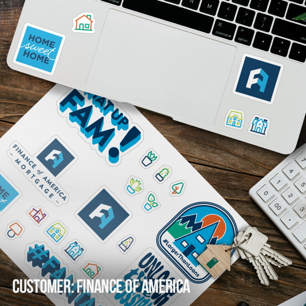 Promote your business with various fun, branded designs