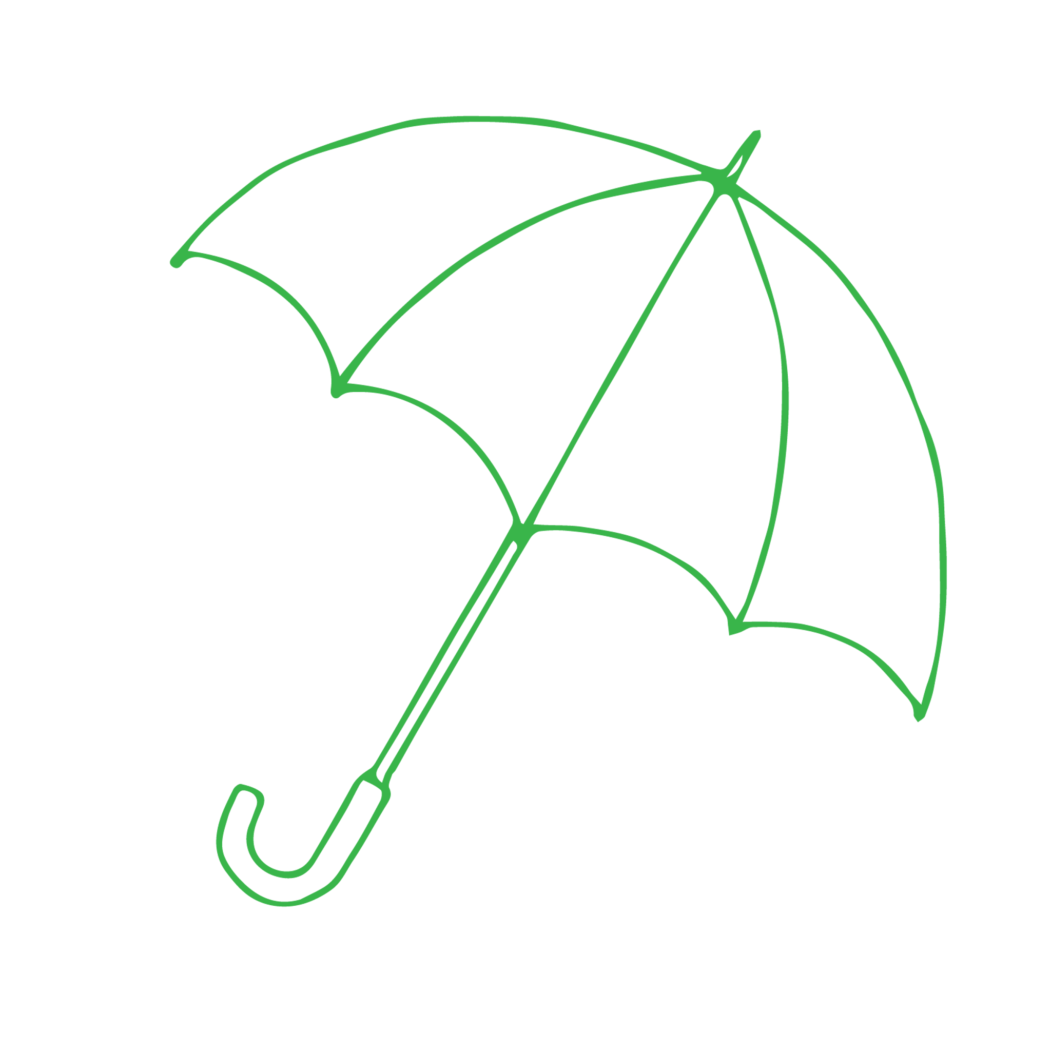Umbrella Outline
