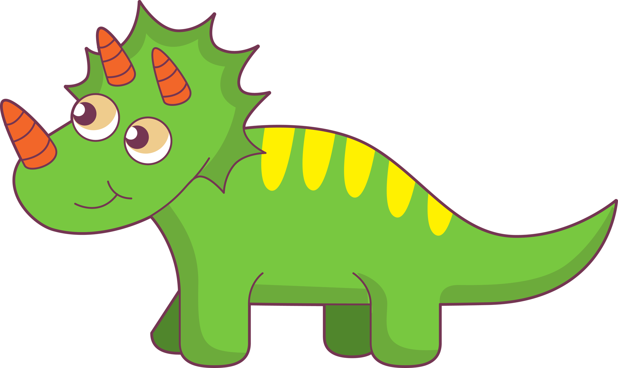 Cut Triceratops Dinosaur